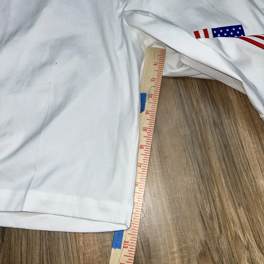 Nike Golf Standard Fit Dri Fit‎ Men's 32 Golf Shorts, American Flag USA Summer